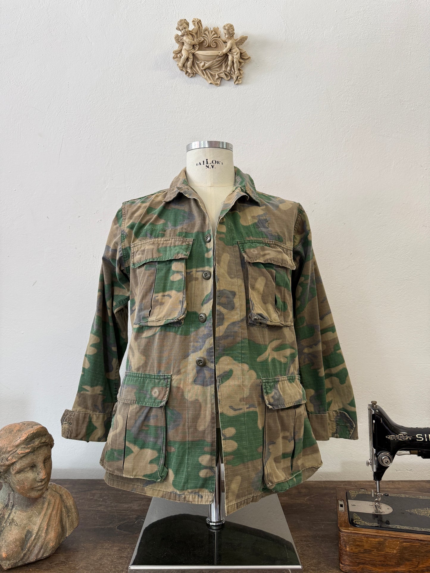 Vintage BDU Camo Jacket Ripstop “S”