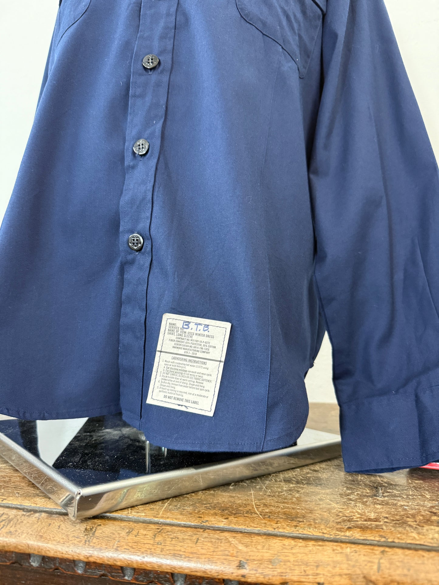 United States Coast Guard Winter Dress Shirt “XL”
