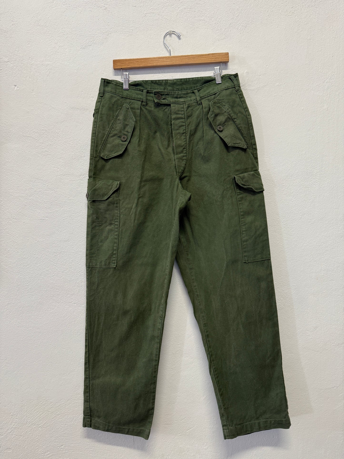 Vintage Swedish Army Fatigue Pants “W34”