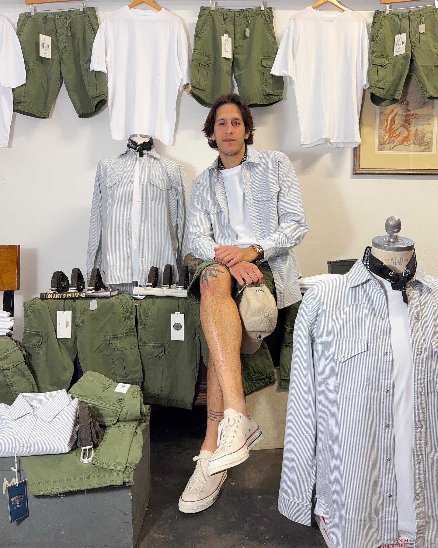 Cargo Short Barras Military Green - Chesapeakes