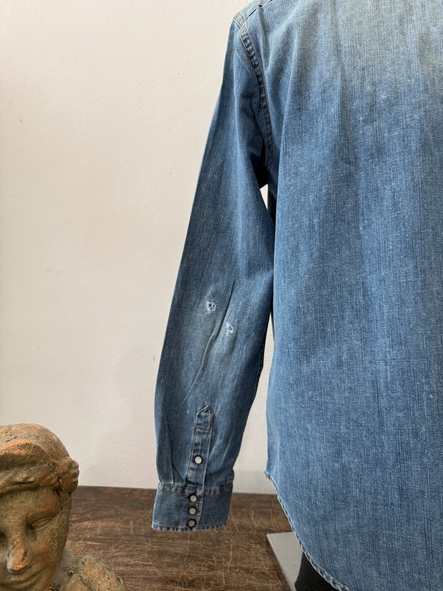 Western “Jeckerson” Denim Shirt - S, M, L