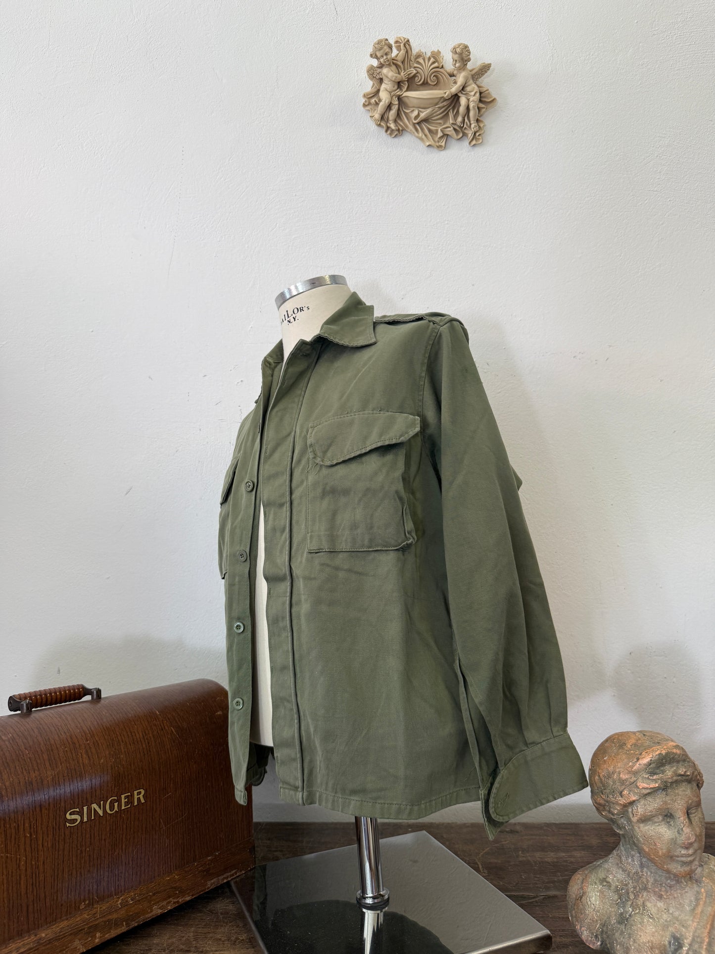 Vintage Spanish Army Shirt “S”