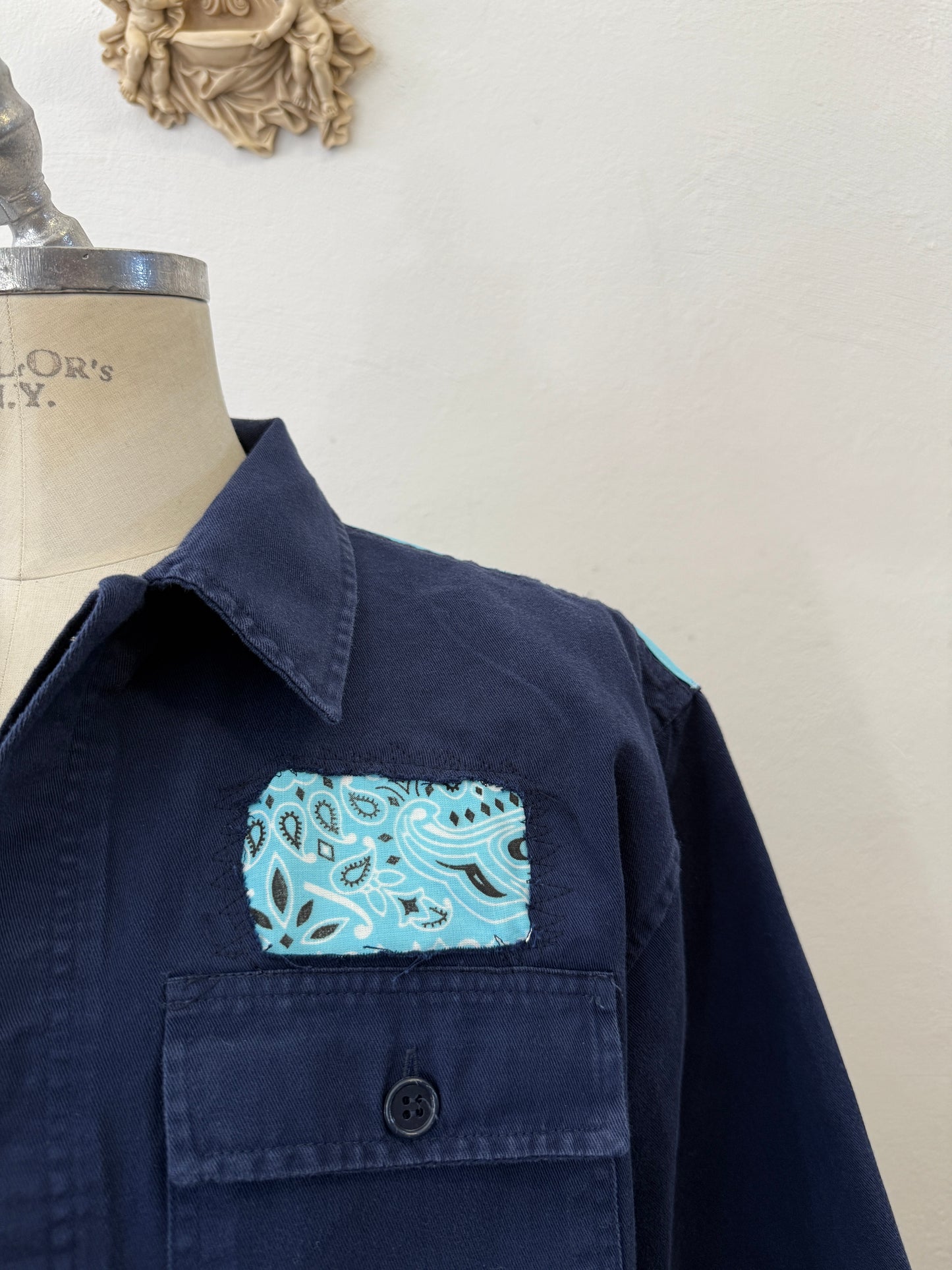 Vintage 90’s Bandana Workwear Jacket “L”