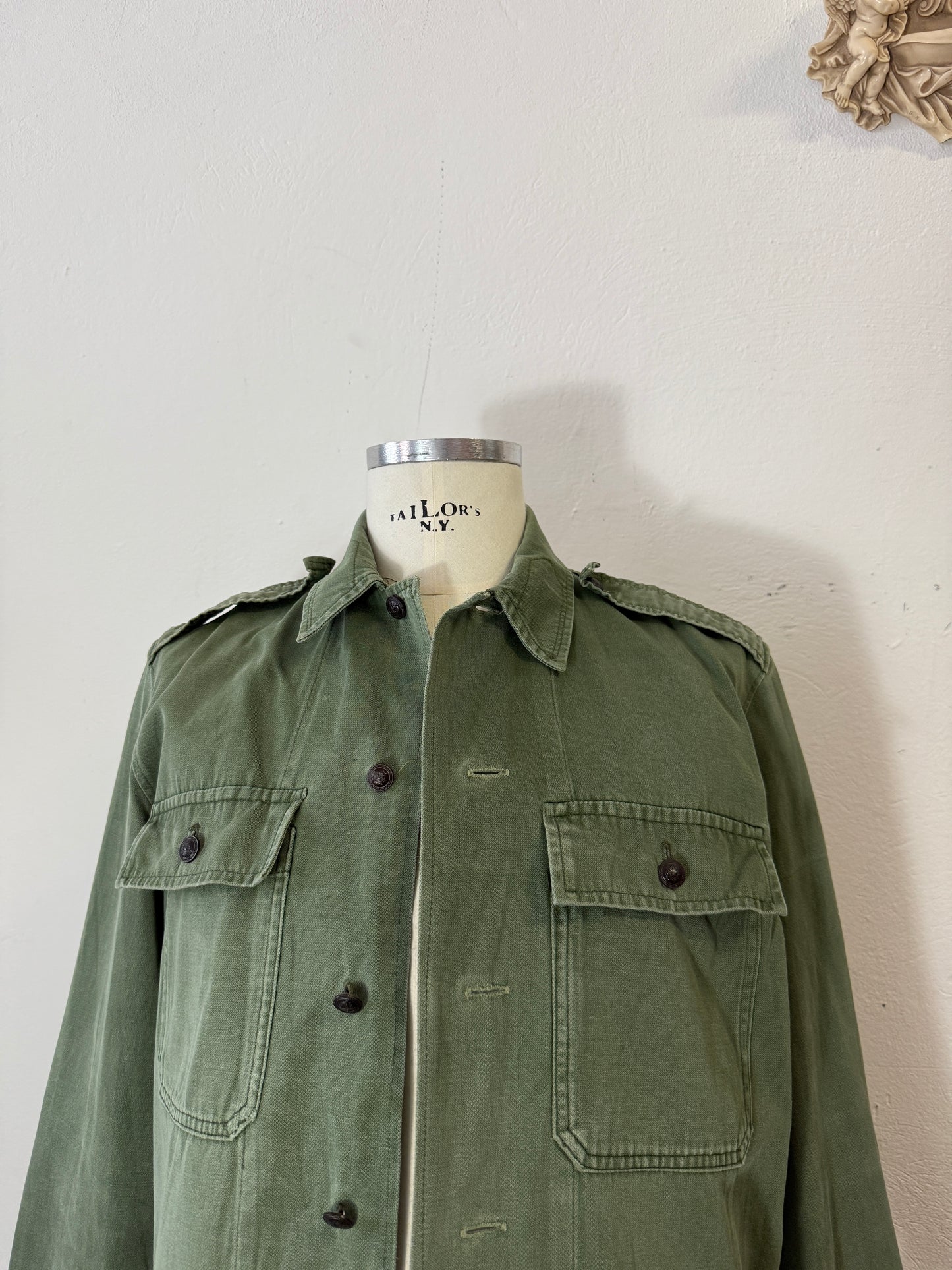 Vintage 80’s Hungarian Army Shirt “M/L”