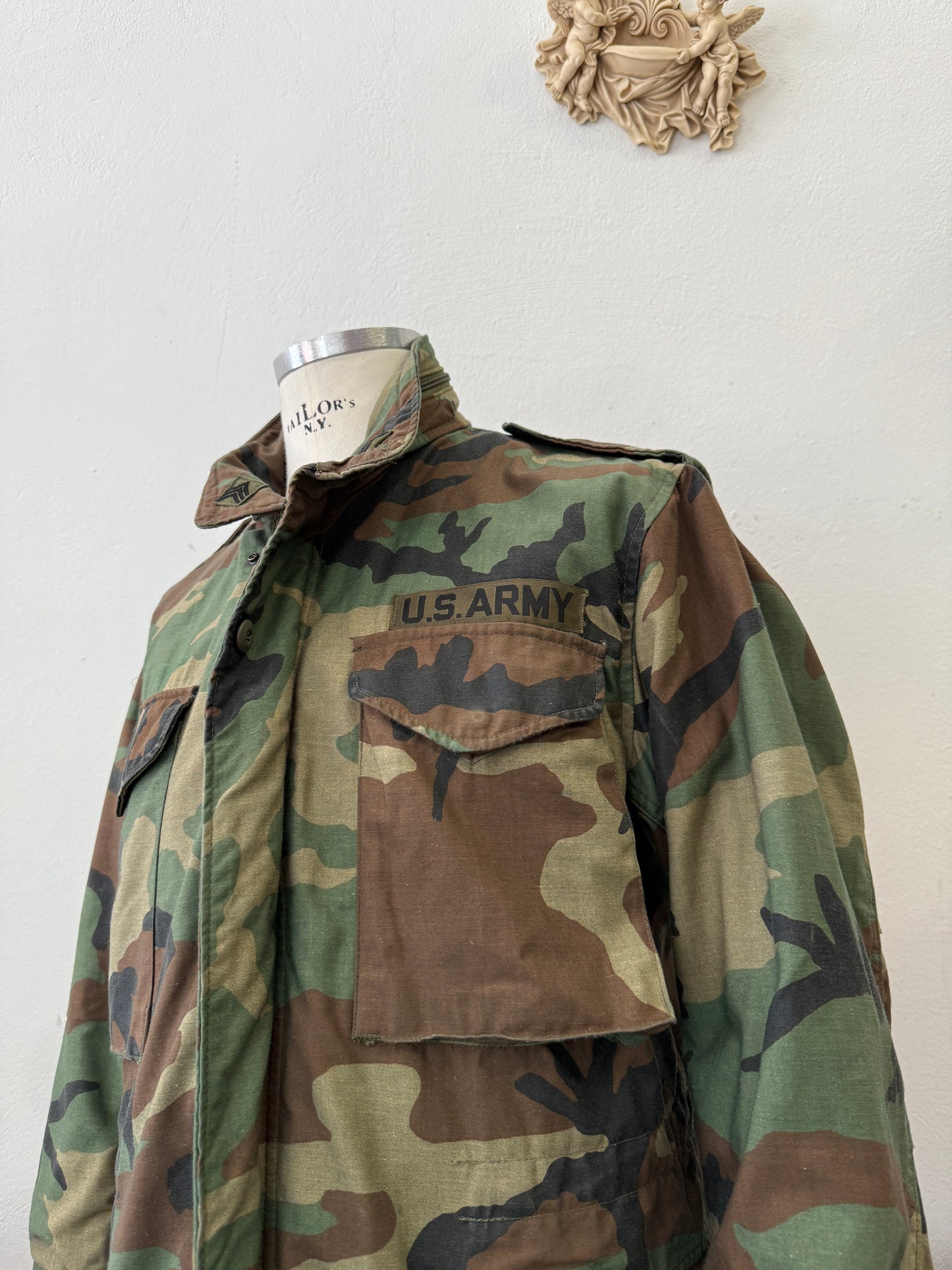 Vintage Woodland Field Jacket M65 Us Army “M”