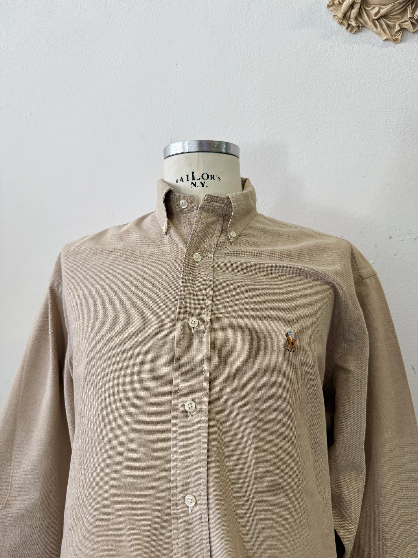 Vintage Ralph Lauren Shirt - Sand Color “L”