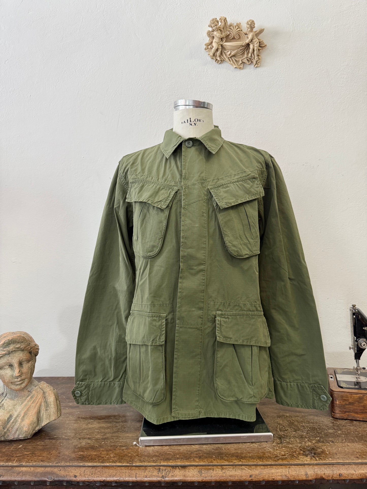 Jungle Jacket Military Green Intrepid Us Army Ripstop - Chesapeake’s