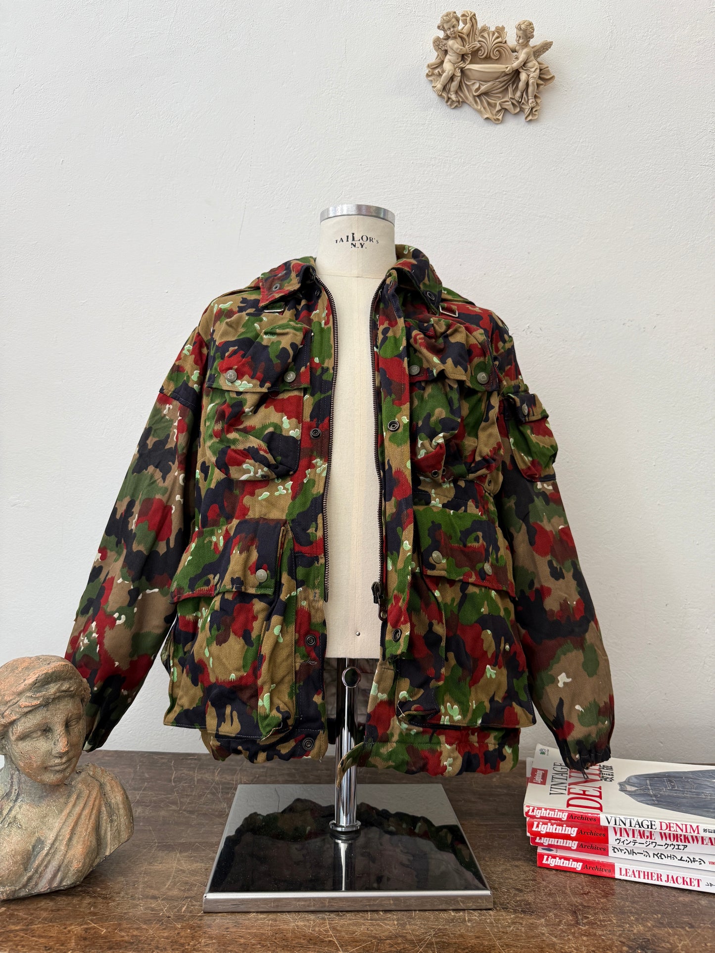 Vintage Swiss Army Camo Jacket M70 “L”