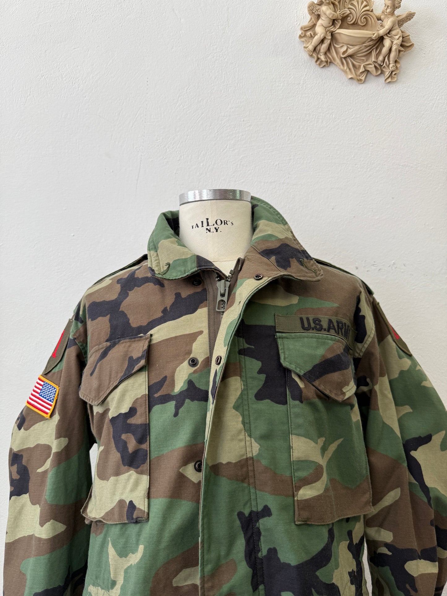 Vintage Woodland Field Jacket M65 Us Army “M/L”