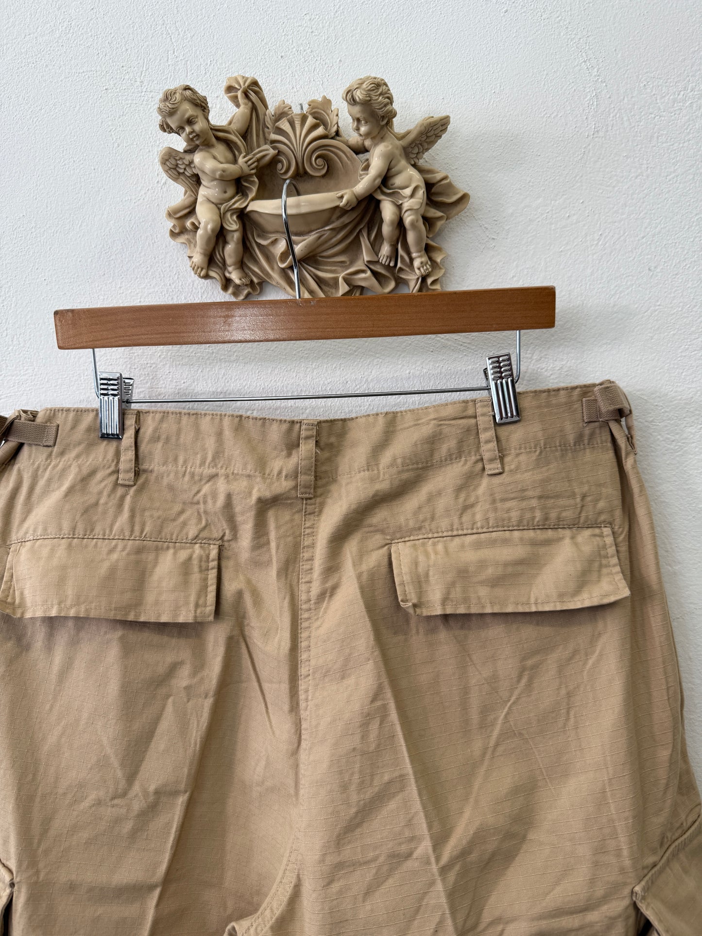 Beige Cargo Short Ripstop “W35”