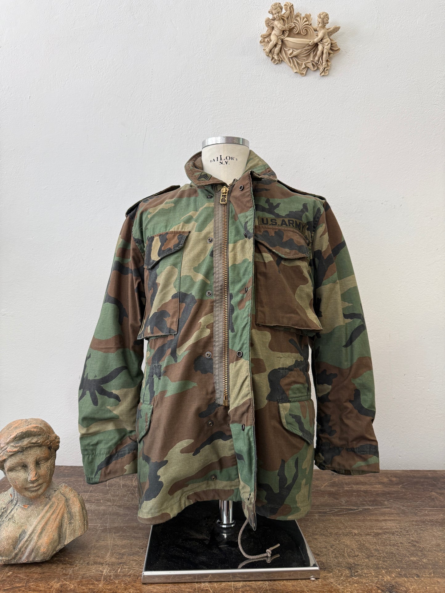 Vintage Woodland Field Jacket M65 Us Army “M”