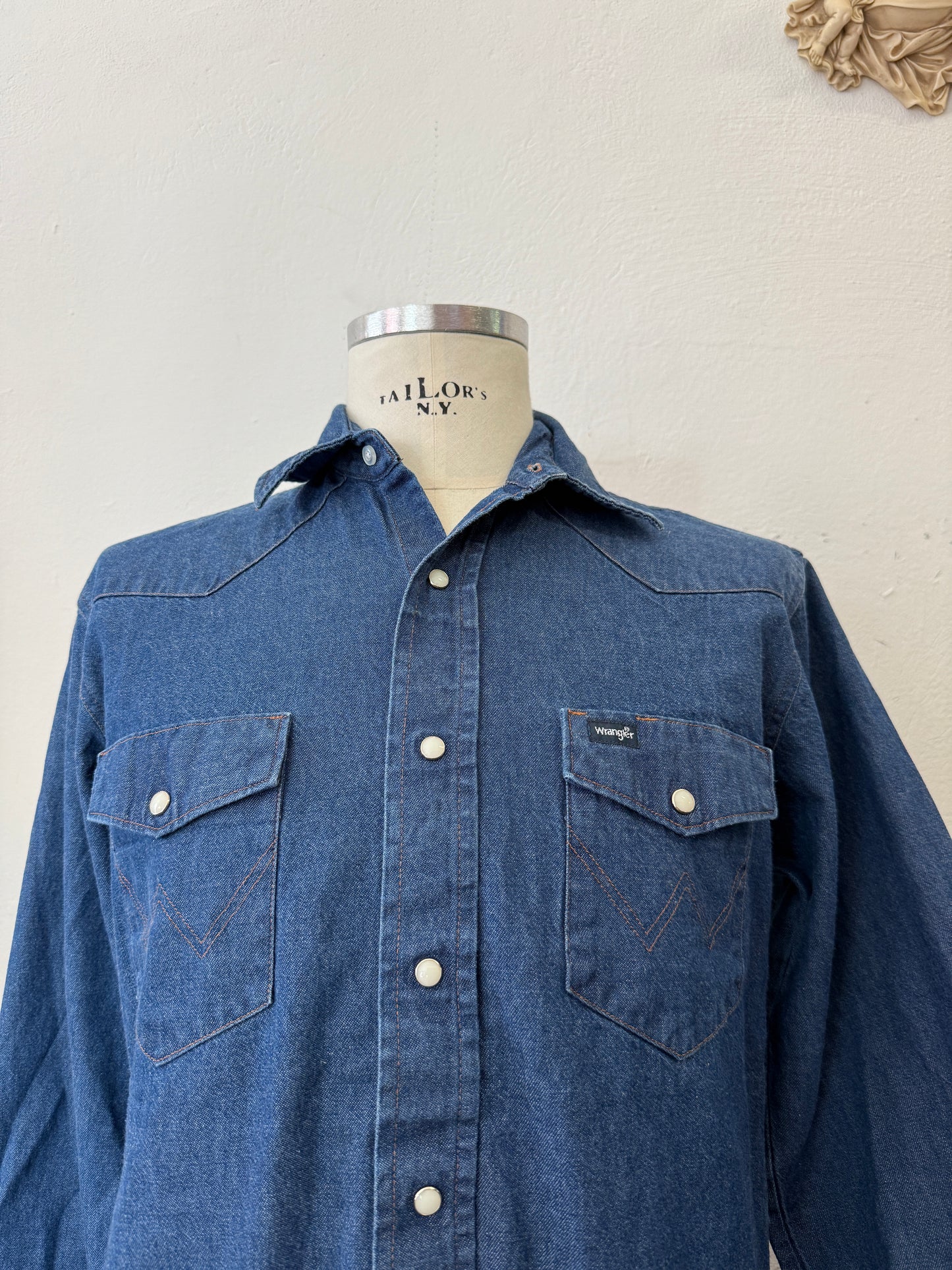 Denim Wrangler Shirt “M”