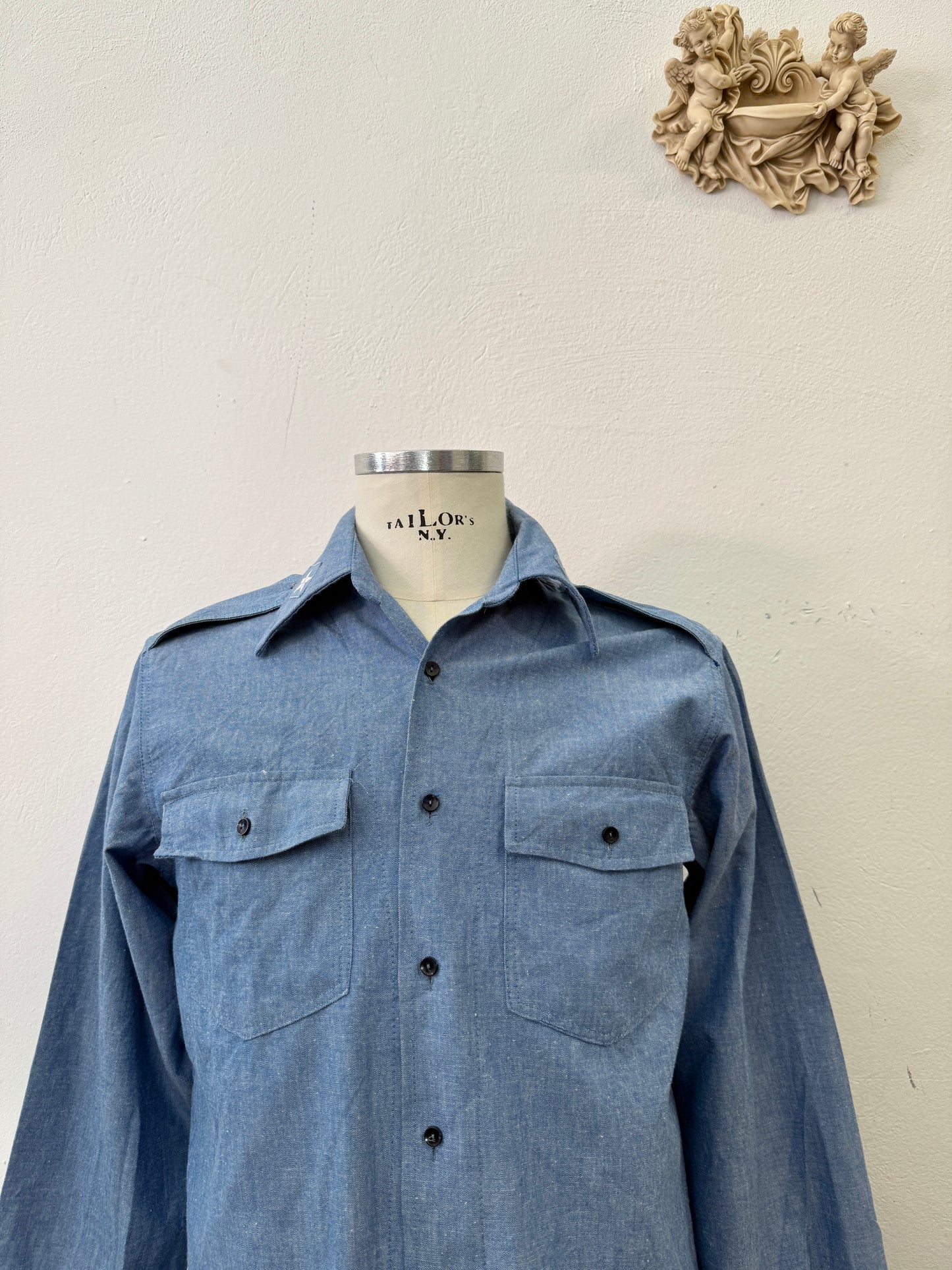 Vintage 90’s Italian Navy Shirt “L”