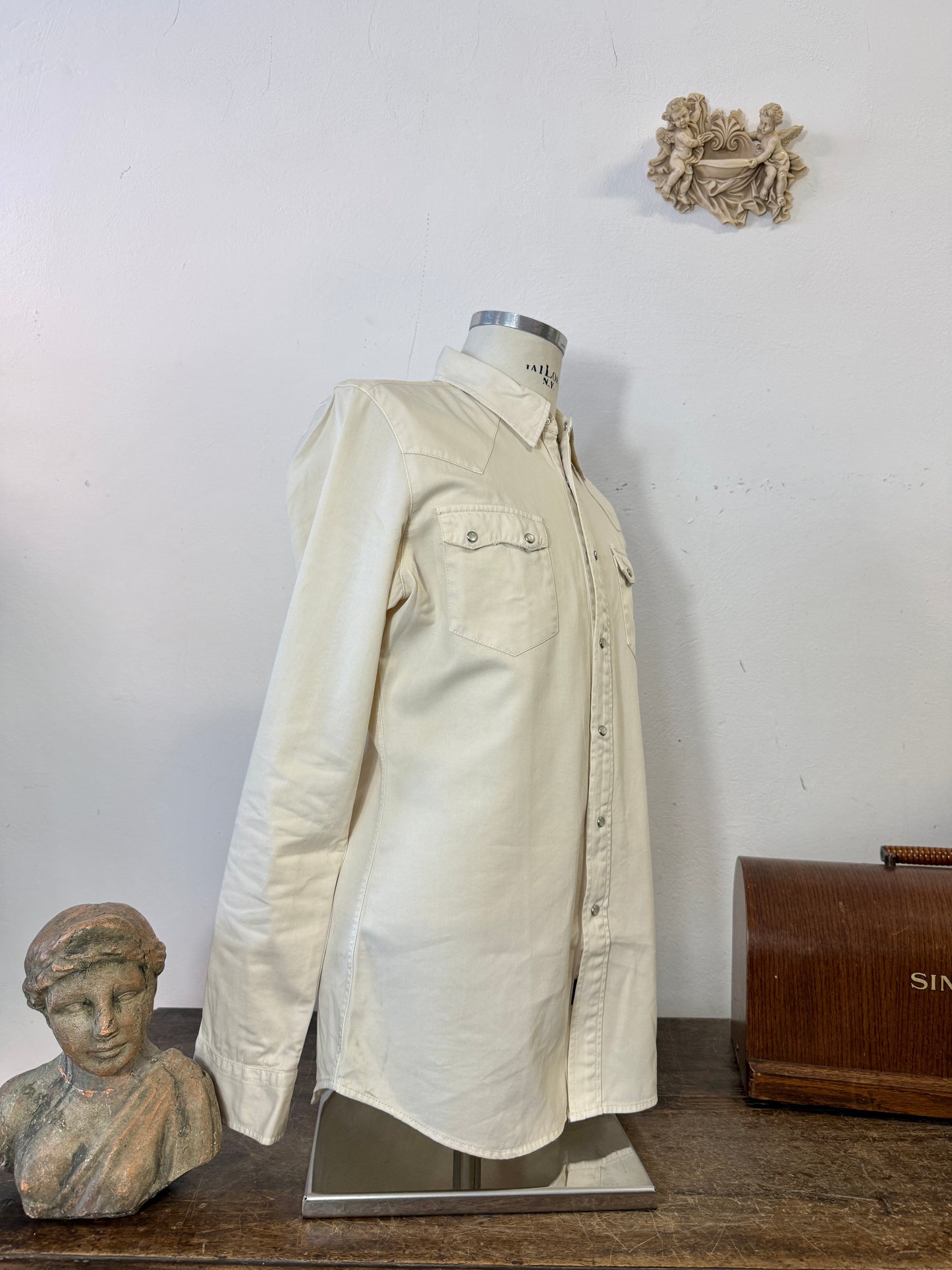 Western “Jeckerson” Denim Shirt - XS, S, M