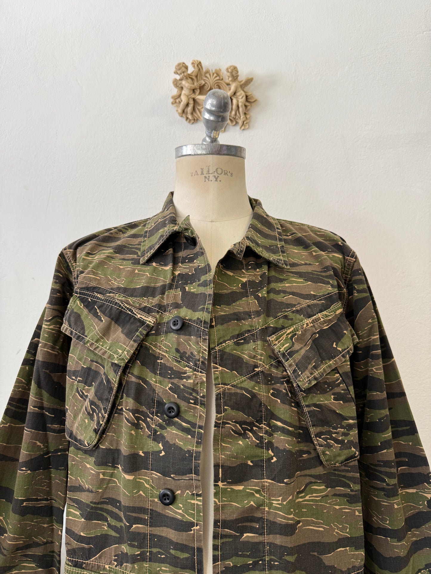 Jungle Jacket Tiger Us Army Rip Stop - Chesapeakes “L”
