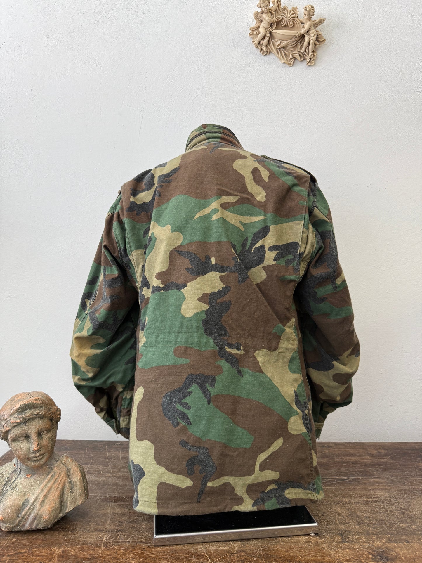 Vintage Woodland Field Jacket M65 Us Army “L”