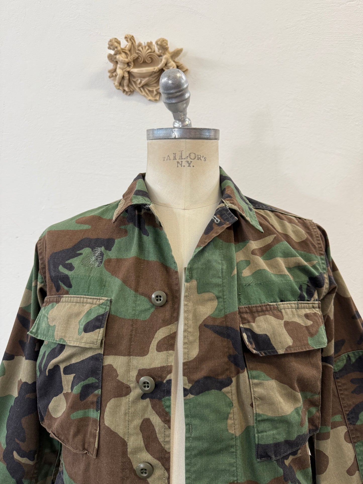 Vintage Woodland Jacket Us Army “XS”