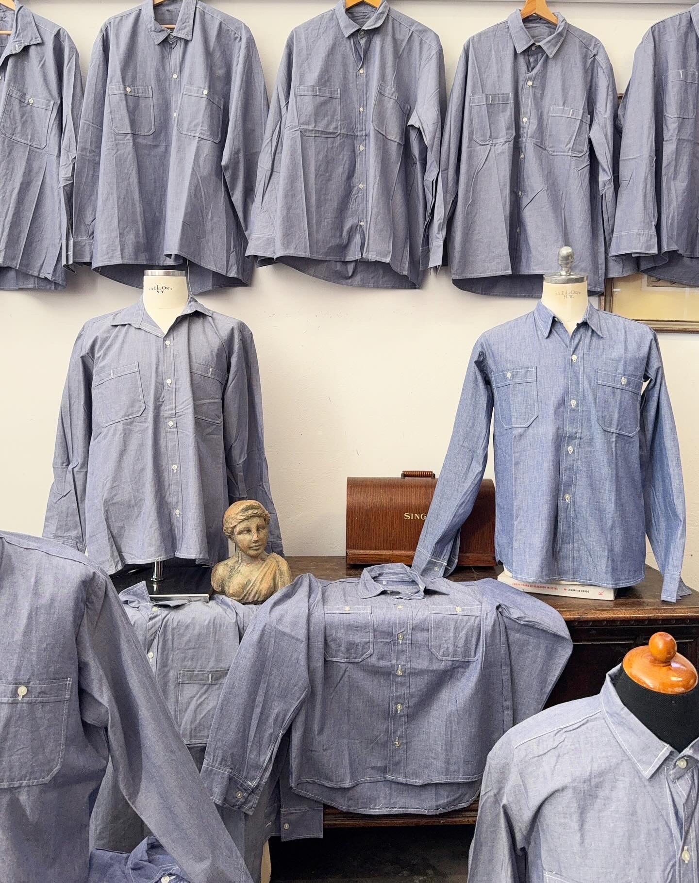 German Navy Chambray Shirt