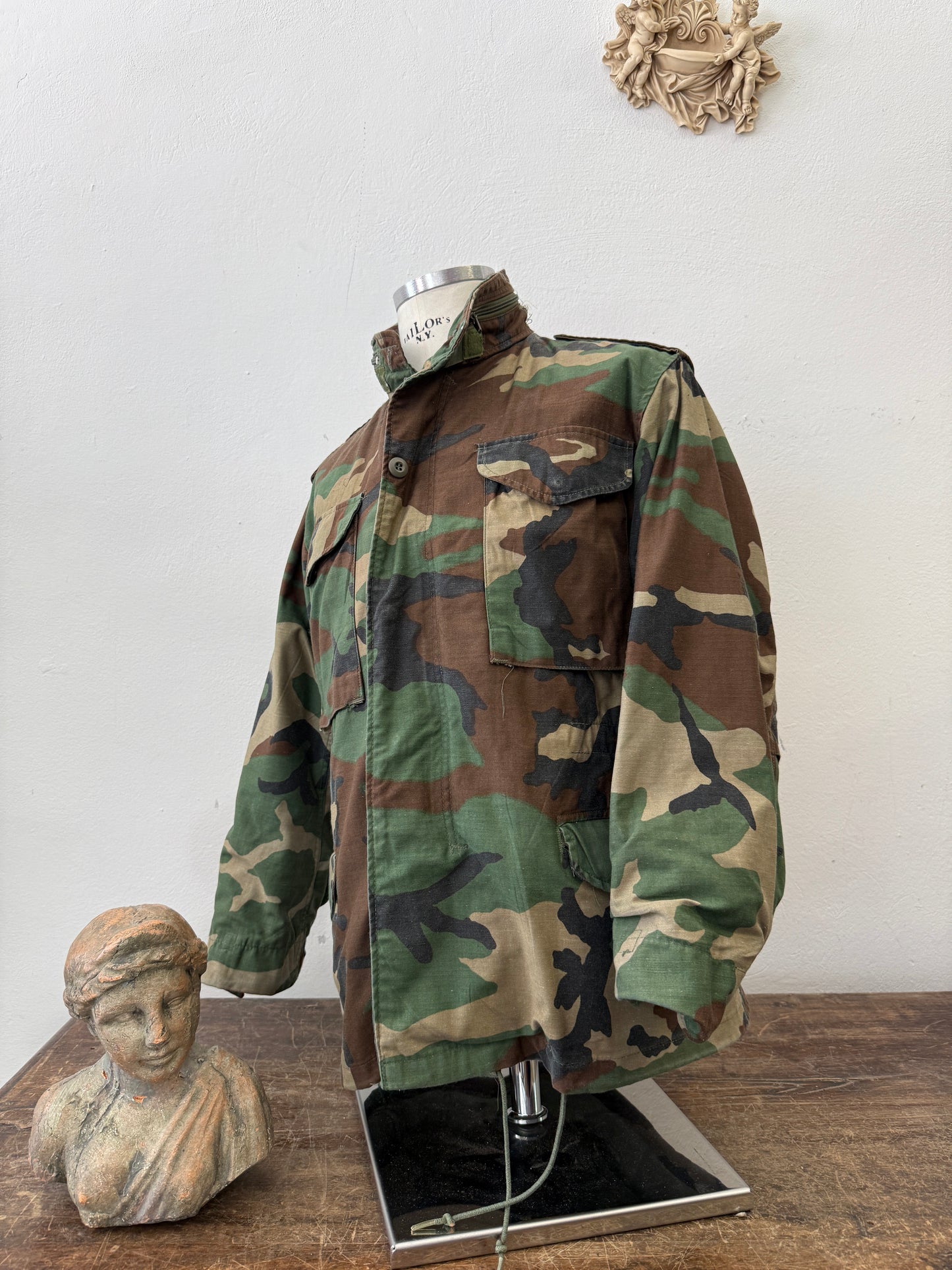 Vintage Woodland Field Jacket M65 Us Army “S”