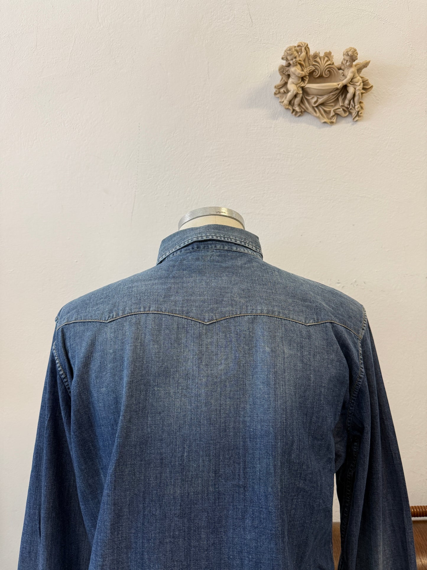 Western “Jeckerson” Denim Shirt - S, M, L