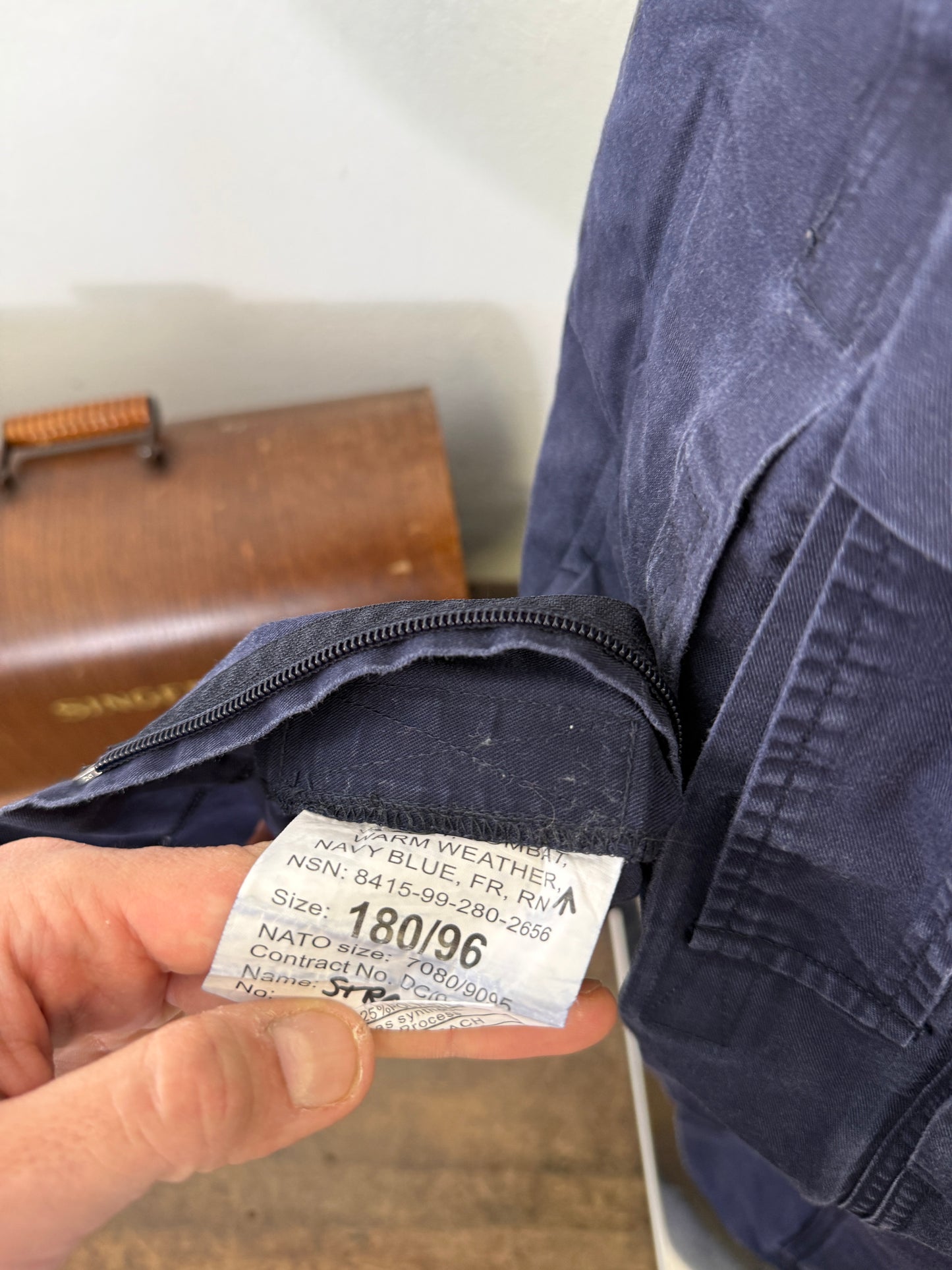 Vintage British Royal Navy Jacket “L”