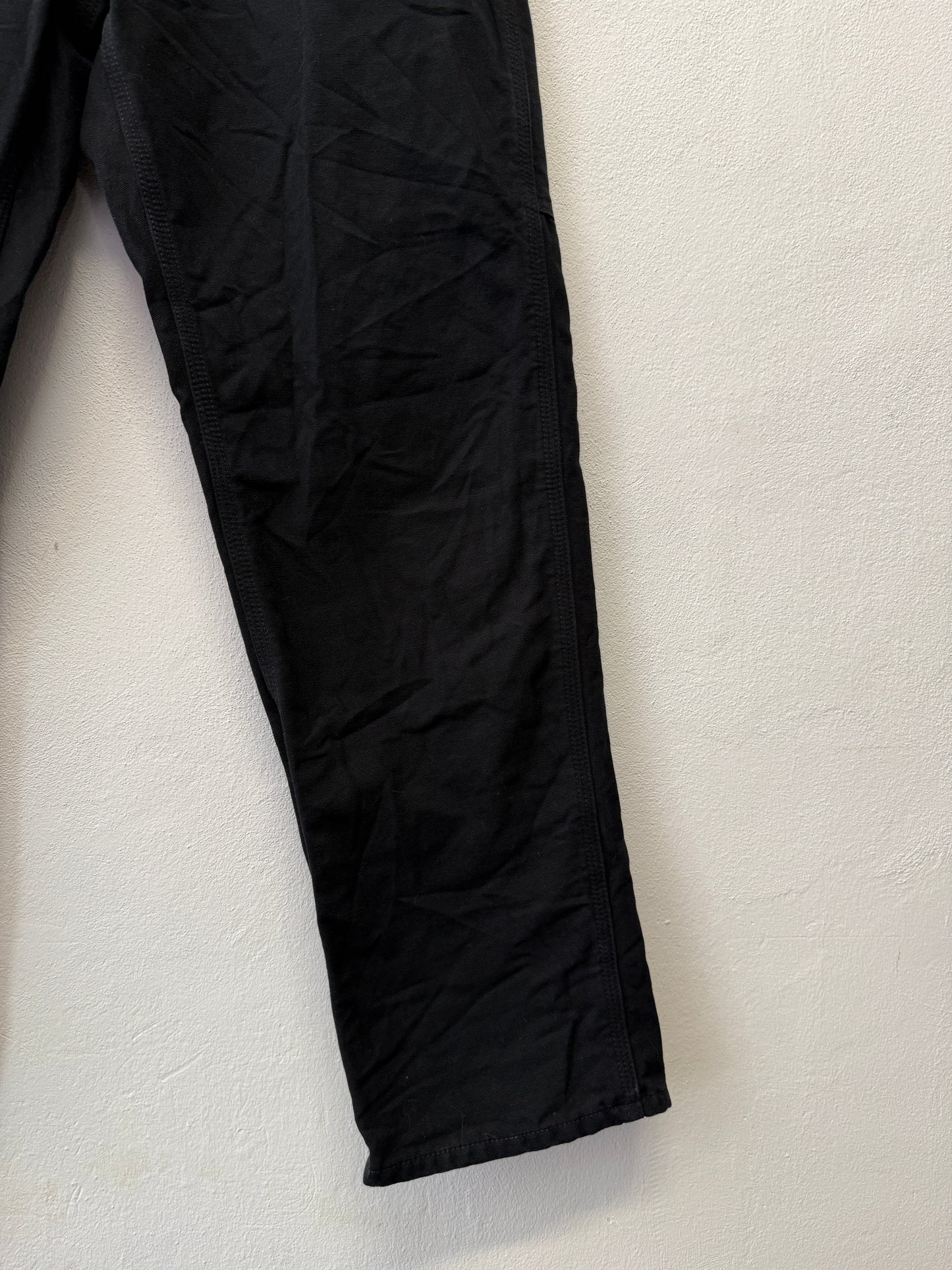 Vintage Carhartt B111 Black Lined Carpenter Jeans Made in Mexico “W34 L34”