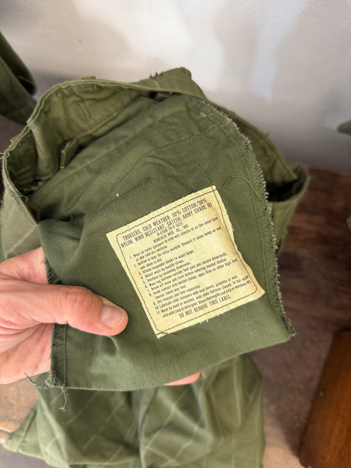 Vintage 70’s Cargo Pants Us Army M65 “W35~36”
