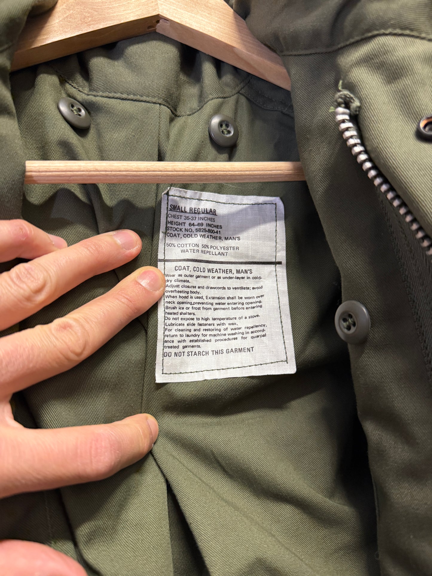 Deadstock Field Jacket M65 Us Army “M”