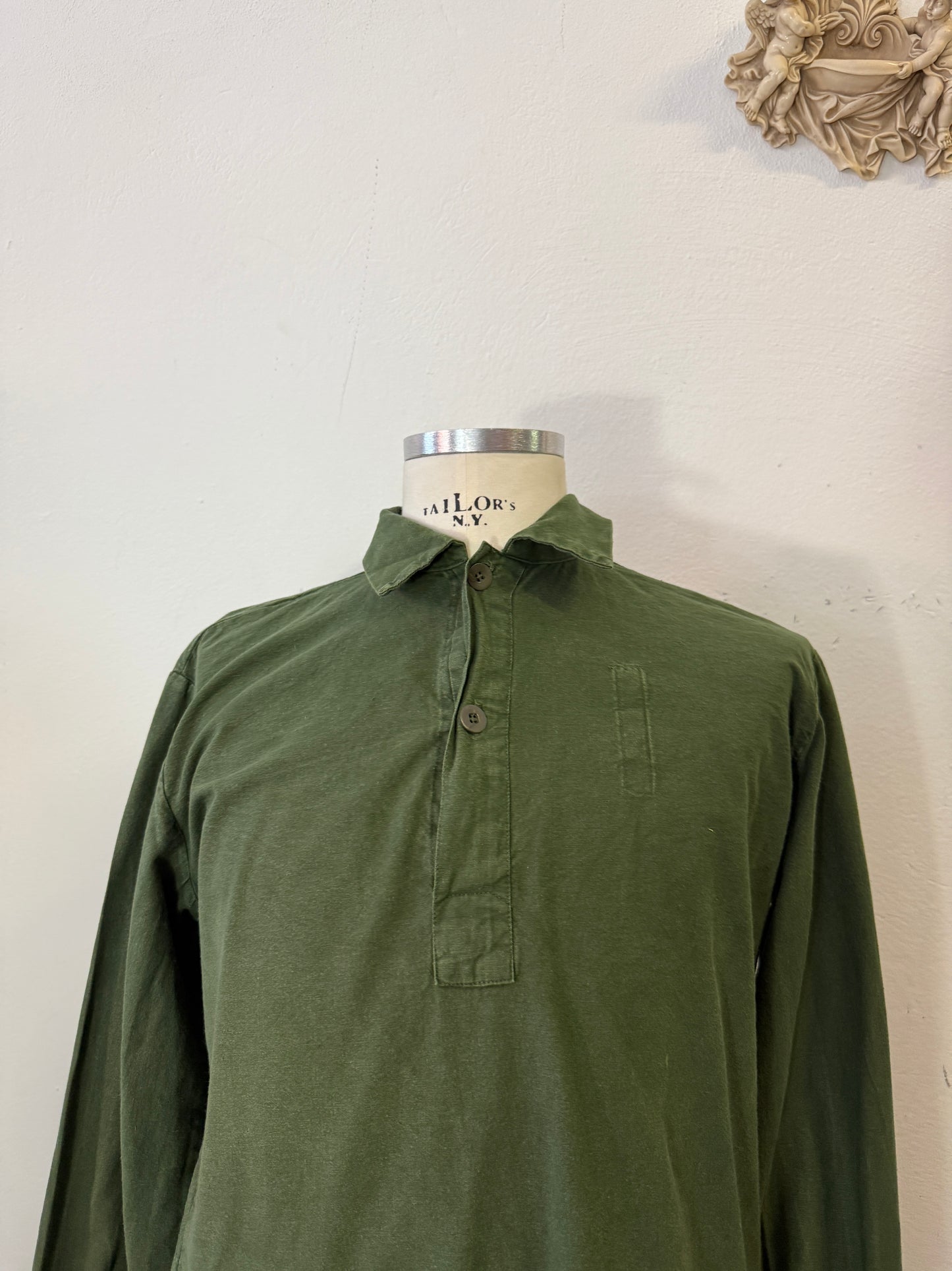 Vintage 80’s Swedish Army Shirt “M/L”