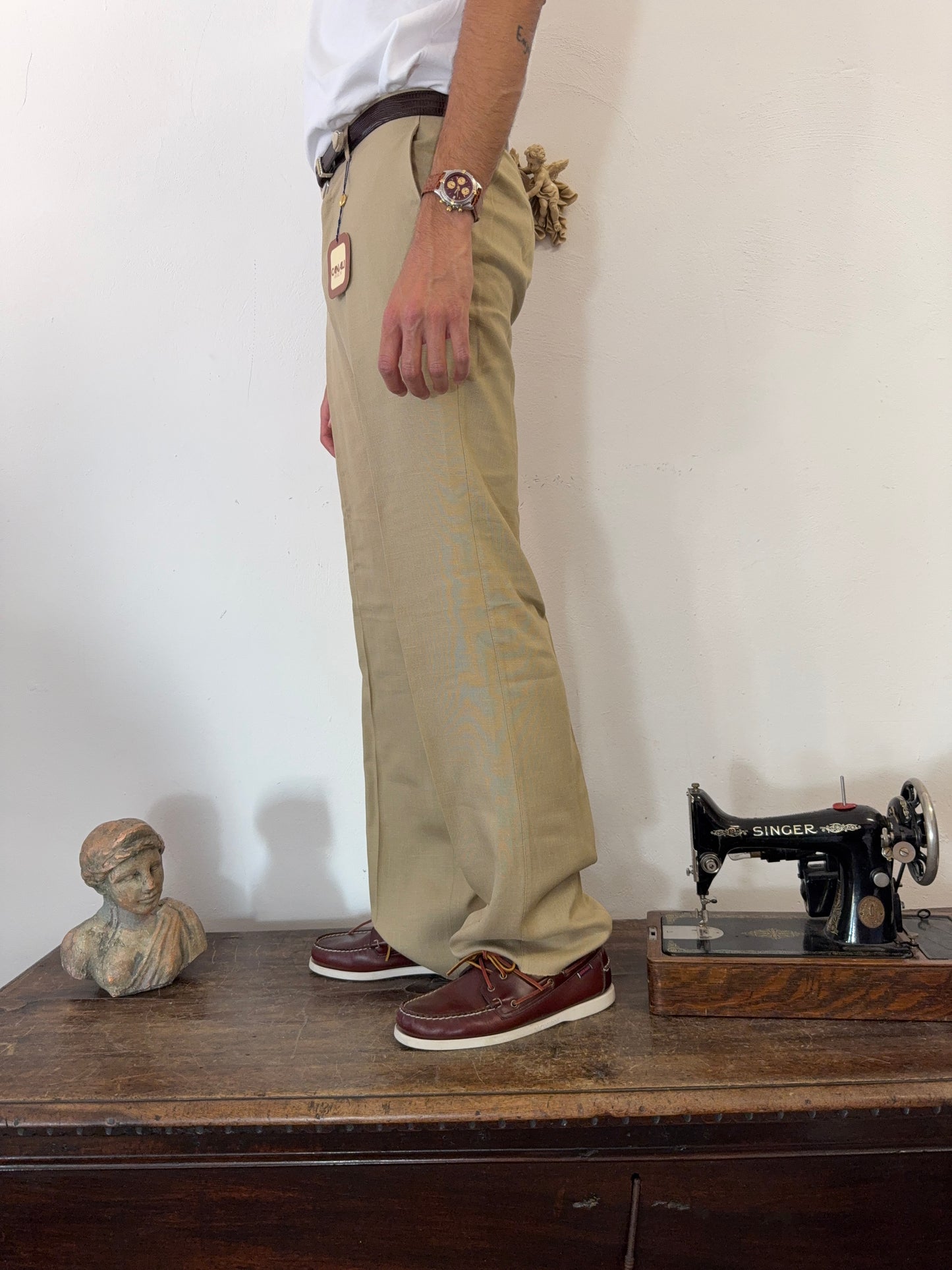 Beige Canali Pants “W34”