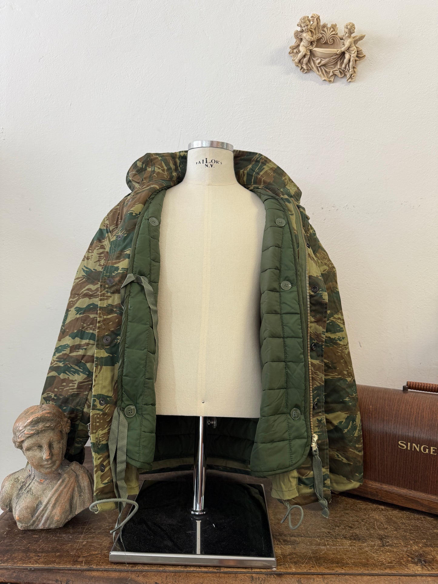 Vintage Greek Army Field Jacket M65 With Liner “L”