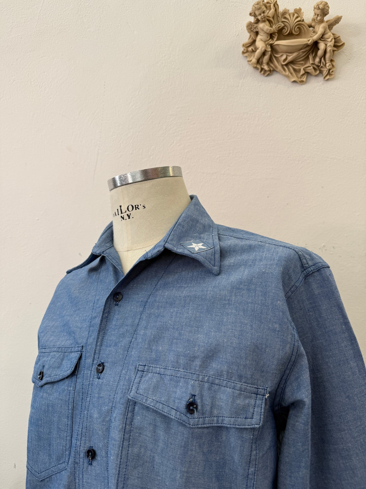 Vintage 90’s Italian Navy Shirt “L”