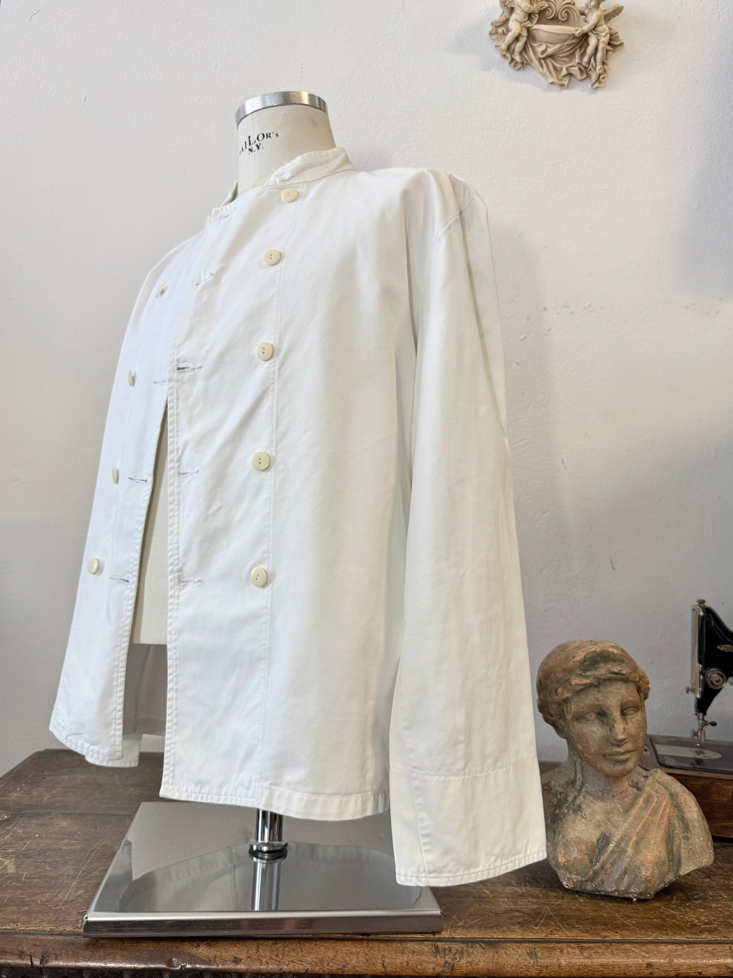 Vintage 1960s Vintage French Chef Jacket – Adolphe Lafont “L”