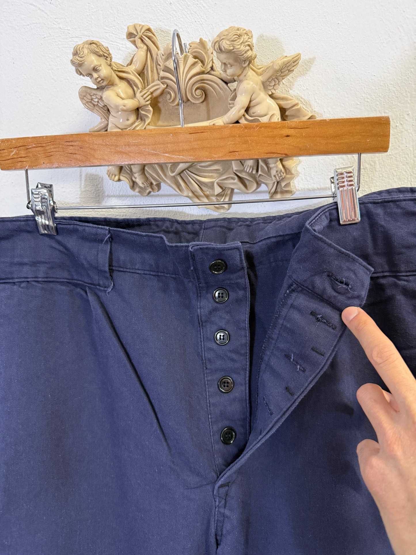 Vintage 80’s Italian Navy Pants “W36”