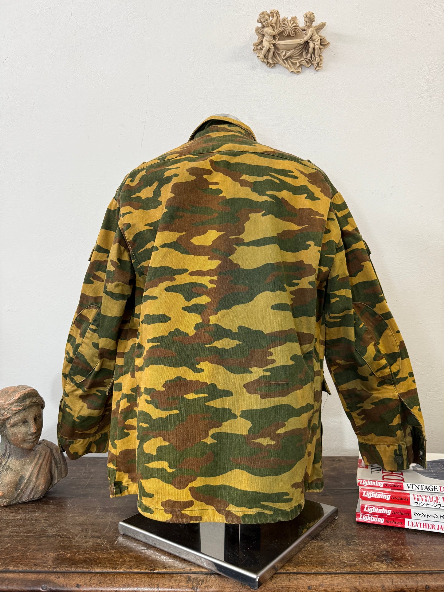 Vintage Camo Military Jacket “L/XL”