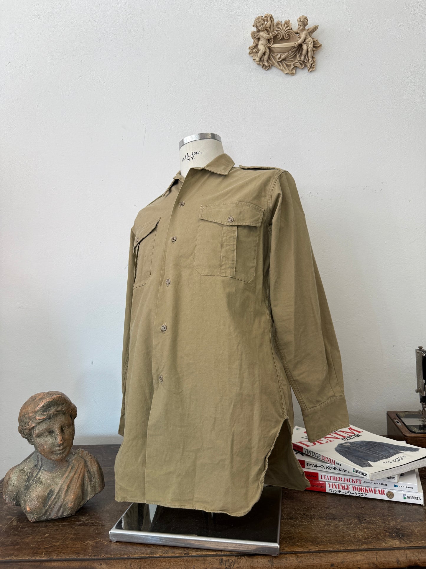 Vintage 60’s French Army Shirt “M”