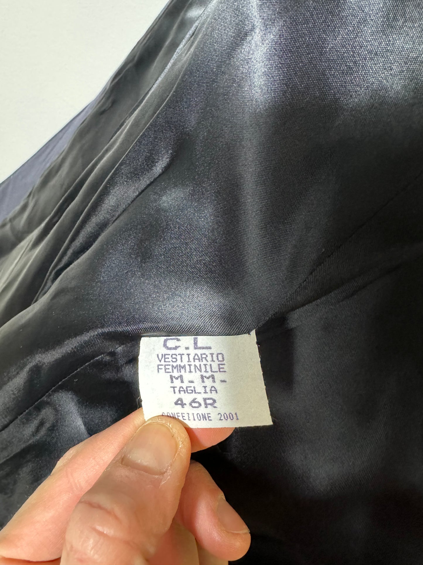 manteau vintage femme marine italienne « M/L »