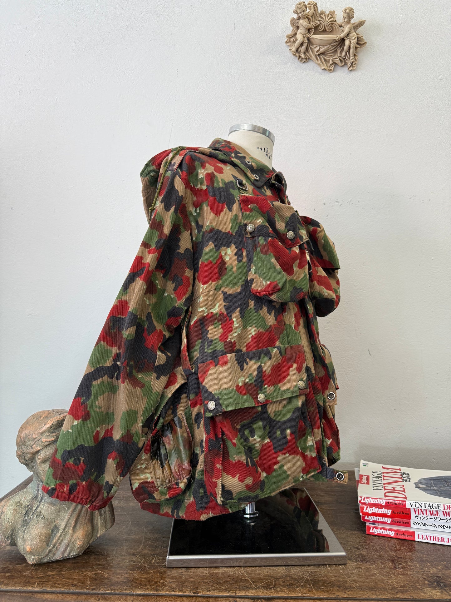 Vintage Swiss Army Camo Jacket M70 “L”