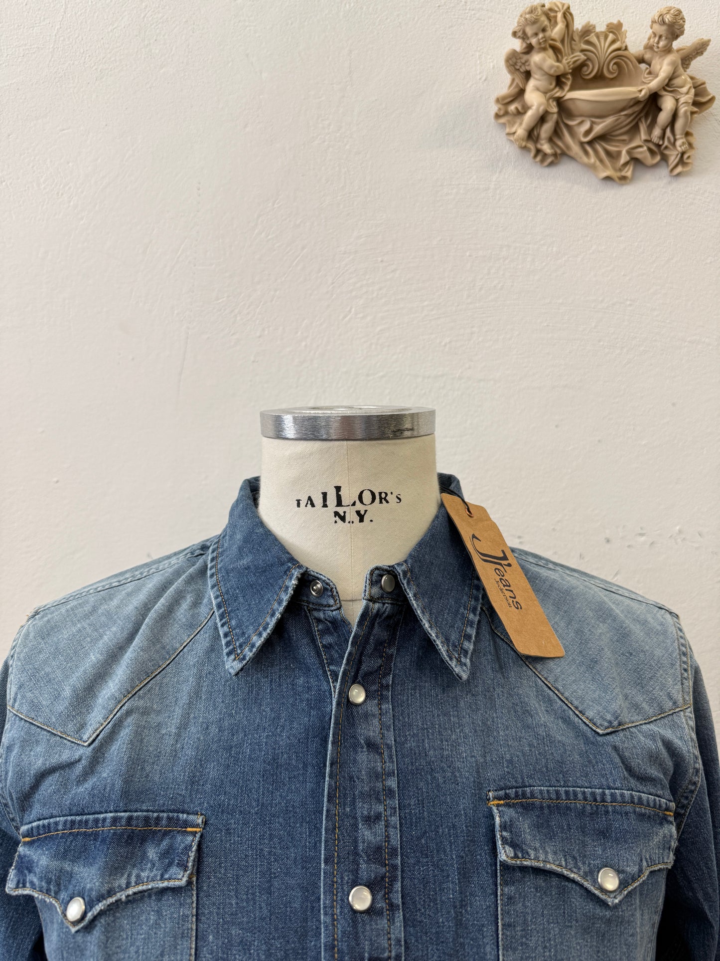 Western “Jeckerson” Denim Shirt - S, M, L