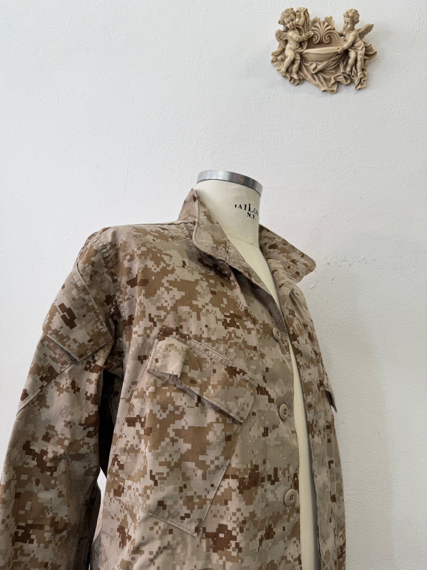 Vintage Us Marine Corps USMC Desert Marpat Combat Jacket “L”