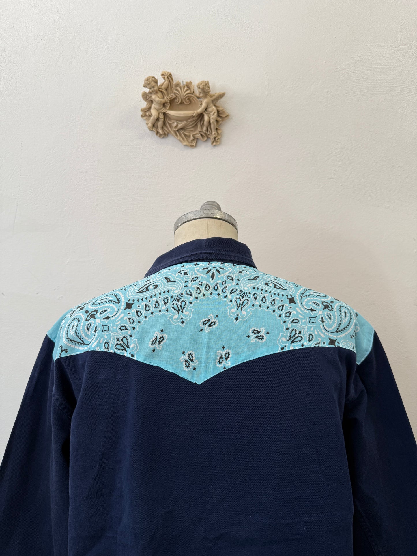 Vintage 90’s Bandana Workwear Jacket “L”