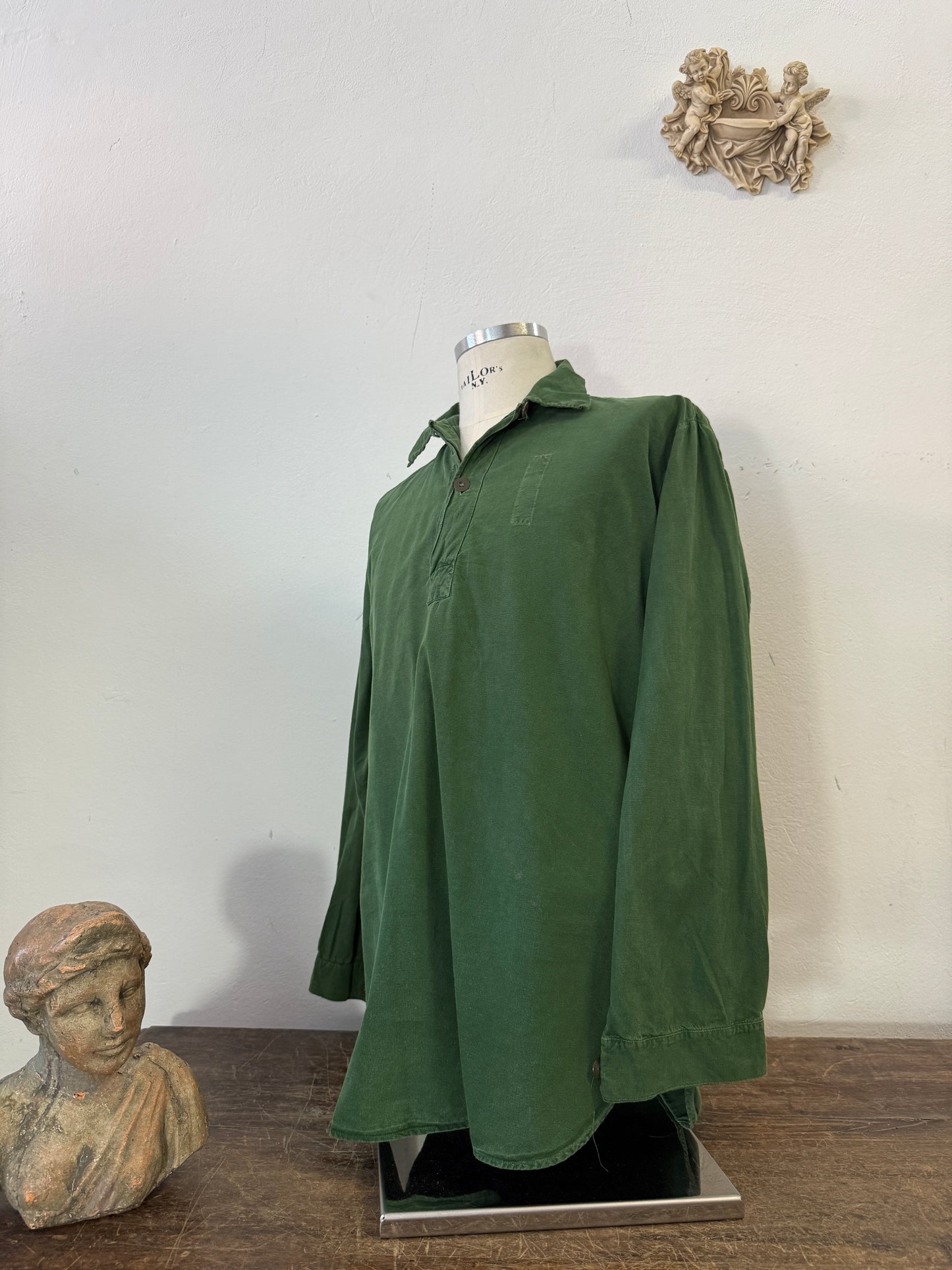 Vintage 80’s Swedish Army Shirt “L”