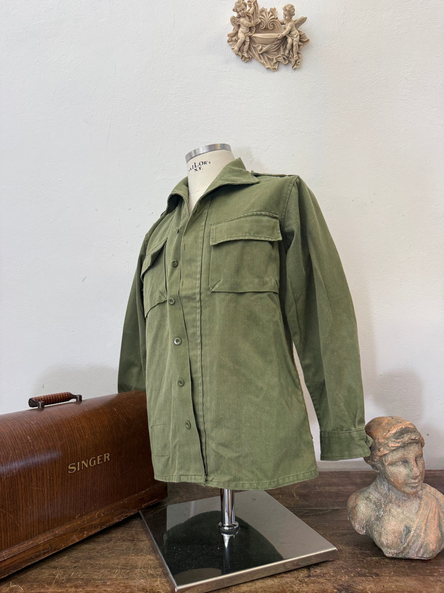 Vintage Spanish Army Shirt “M”