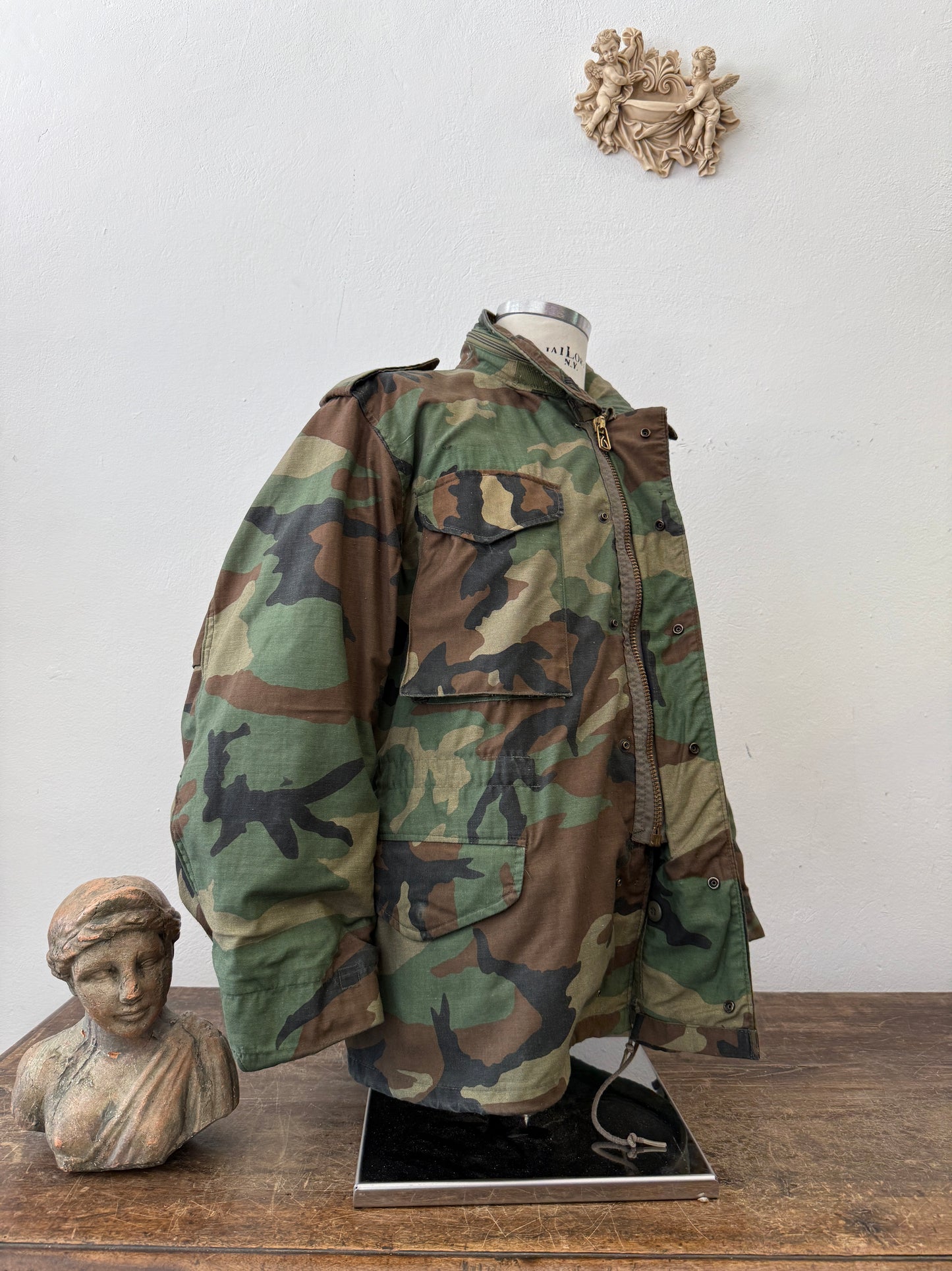 Vintage Woodland Field Jacket M65 Us Army “M”
