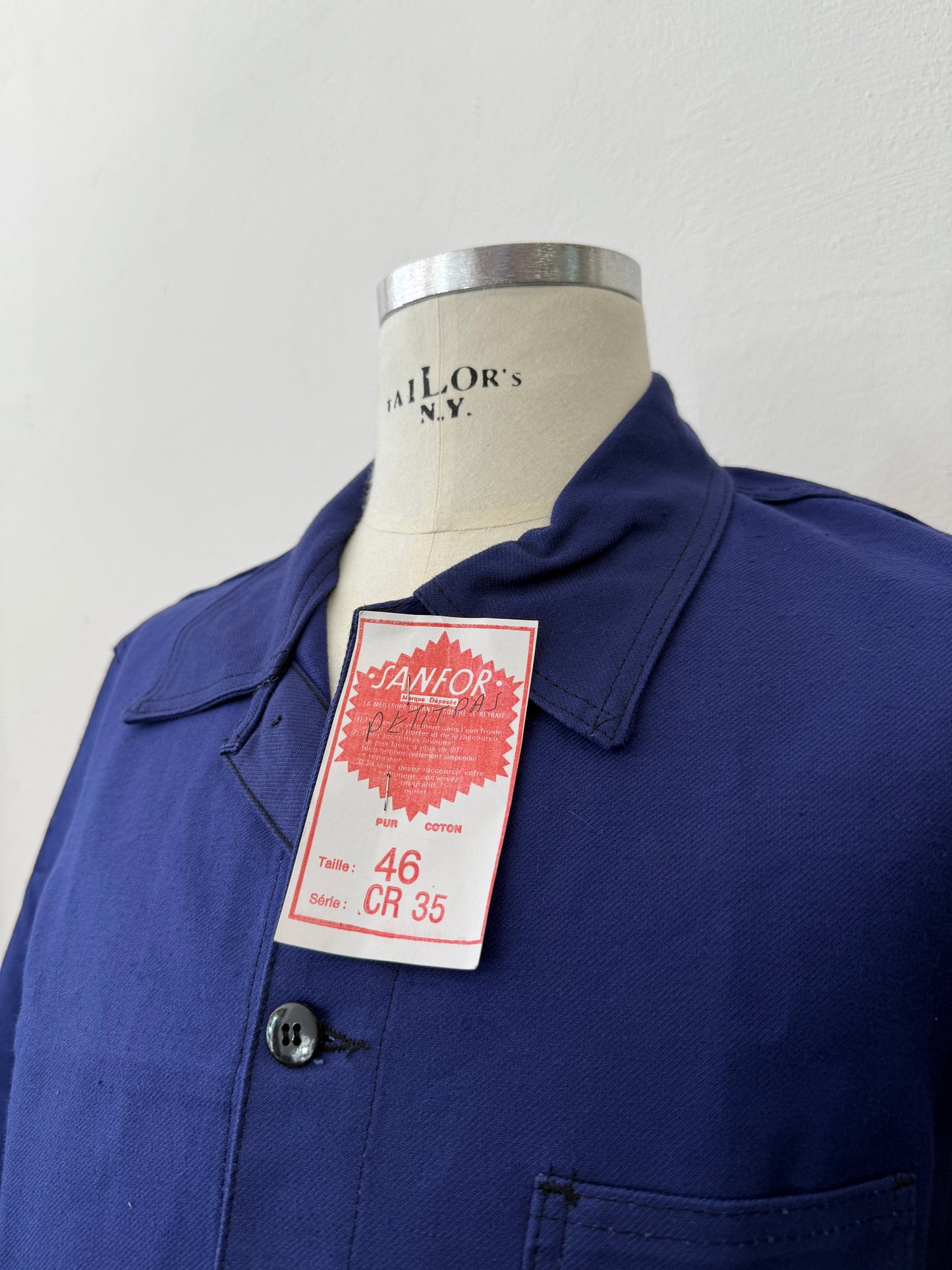 Vintage Sanforized 70’s French Work Jacket “M”