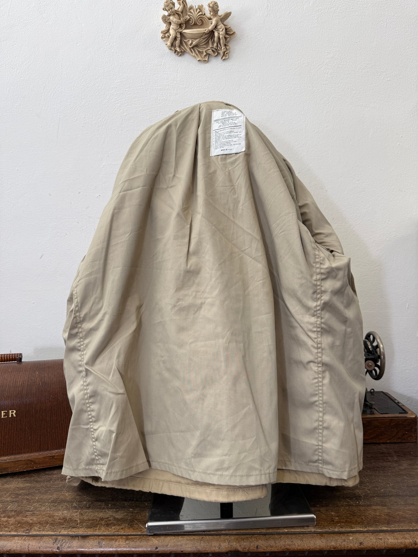 Khaki Field Jacket M65 Alpha Industries Made in Usa “XXL”