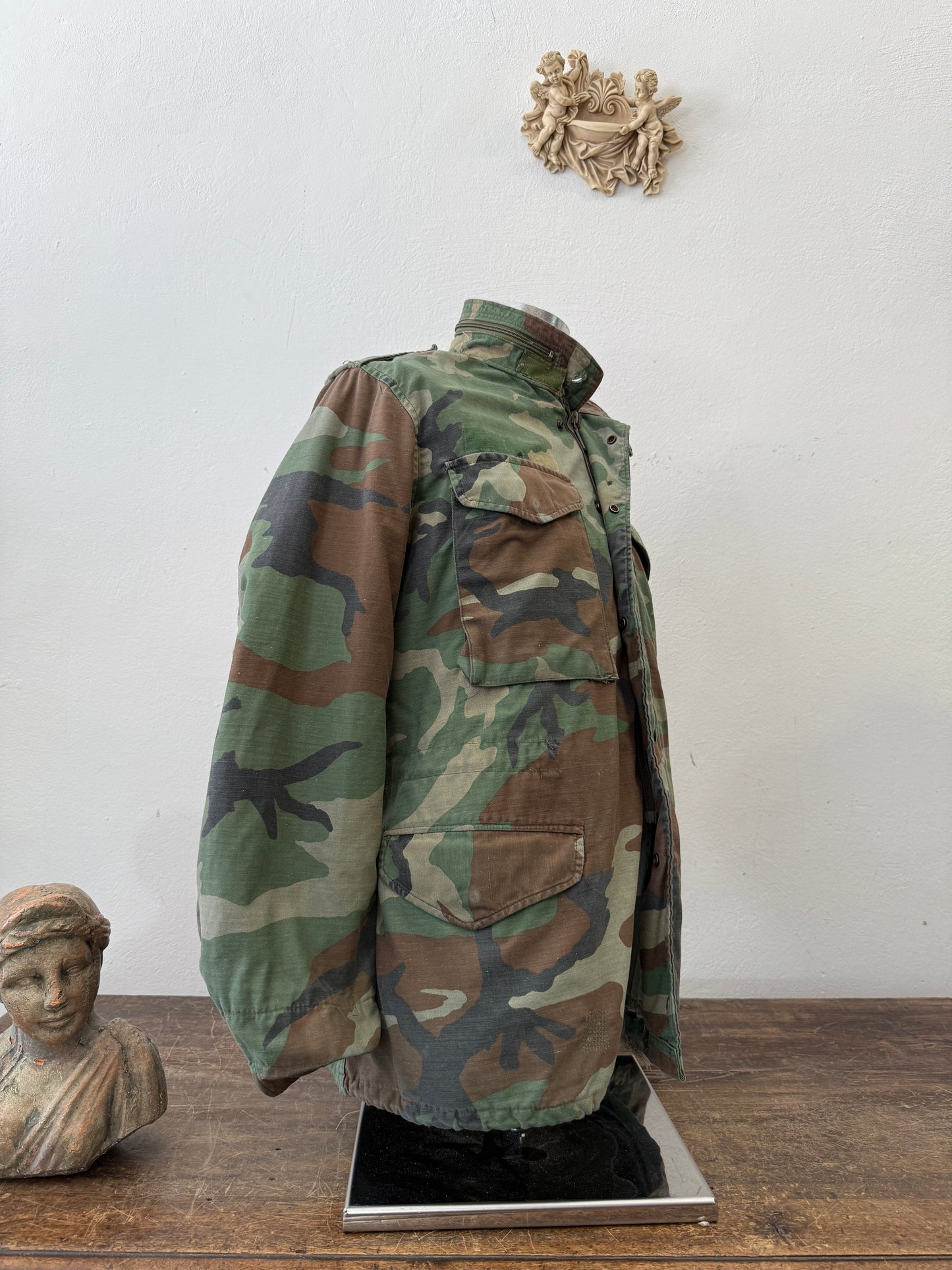 Vintage Woodland Field Jacket M65 Us Army “M”