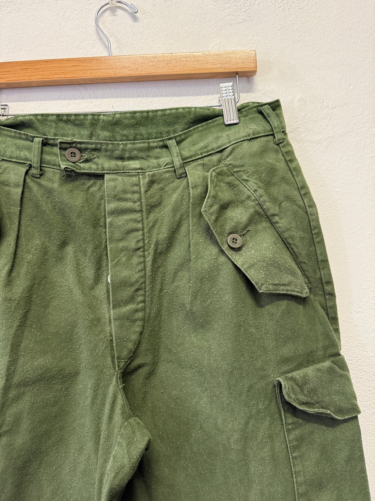 Vintage Swedish Army Fatigue Pants “W34”