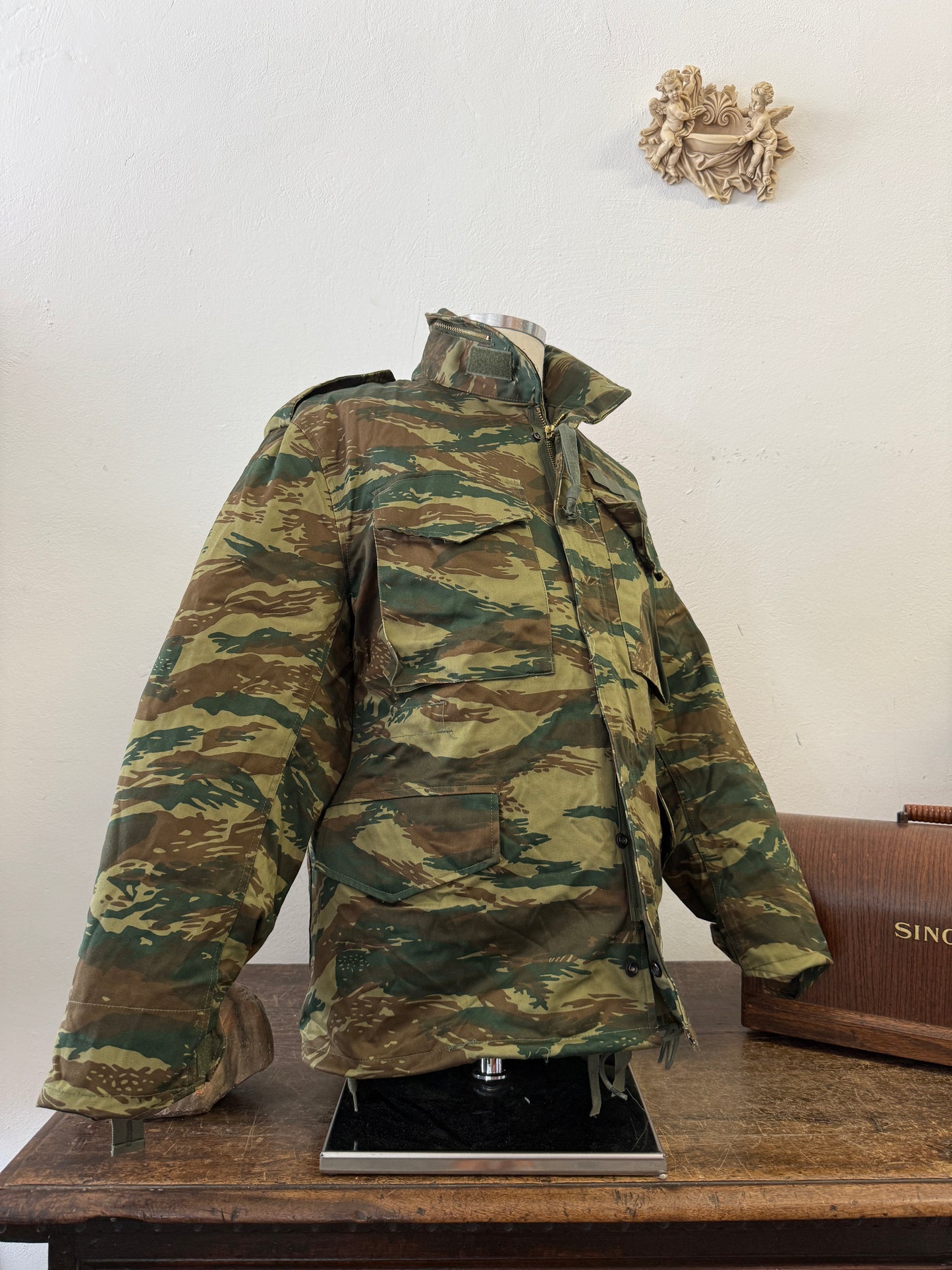 Vintage Greek Army Field Jacket M65 With Liner “L”