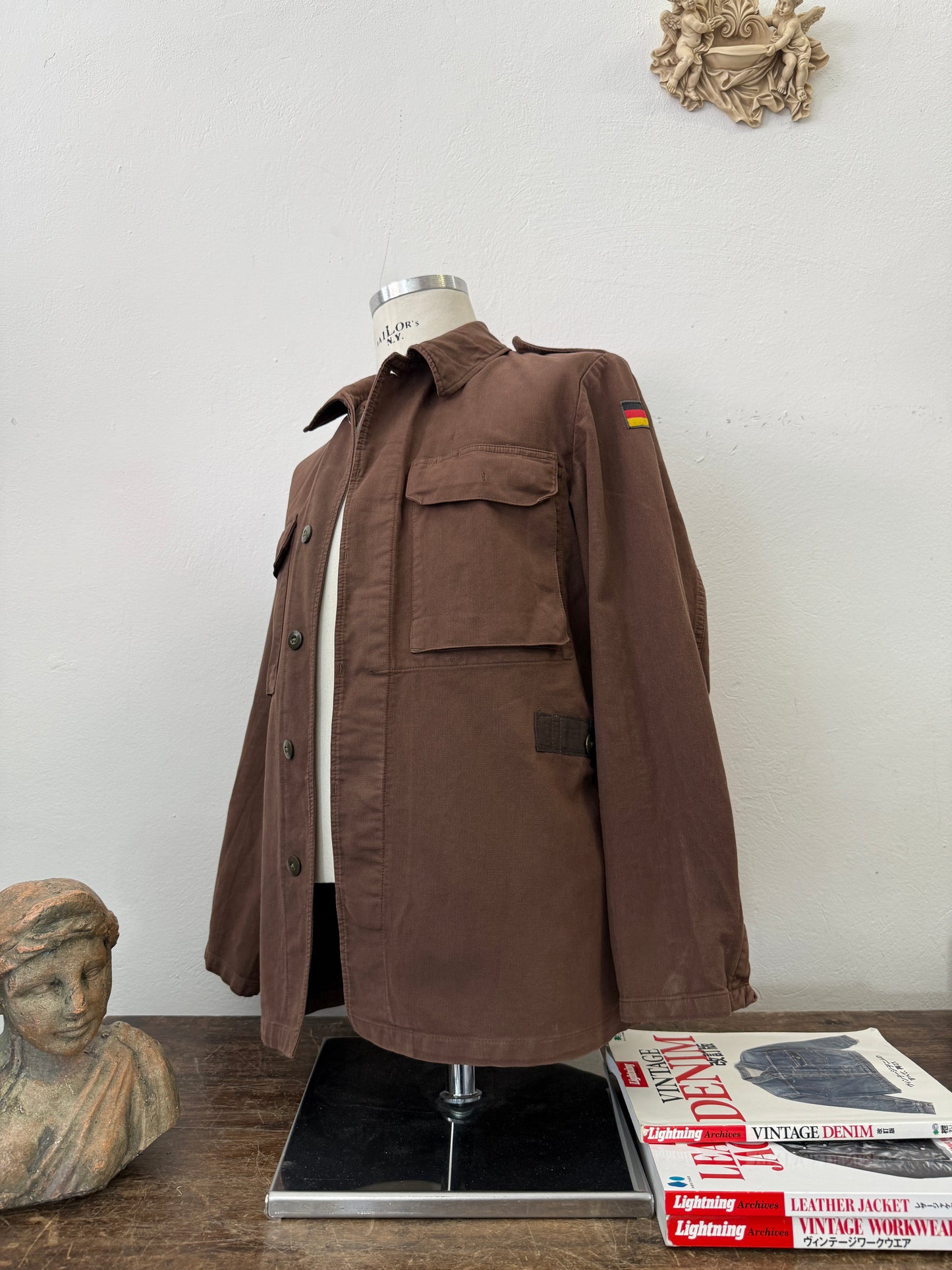 Vintage Moleskin German Army Jacket “M”